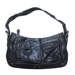 Leather BCBG Max Azria hobo style handbag